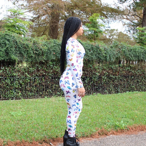 🦋Butterfly Spice Jumpsuit - Picture 3 of 7